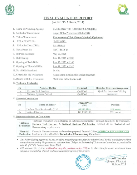 Final Evaluation Report - SCA